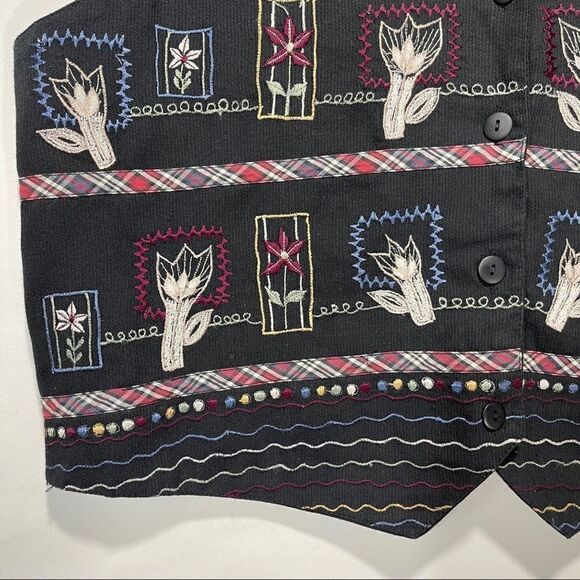 Paul Harrison Design Vintage Black Vest - Picture 4 of 10